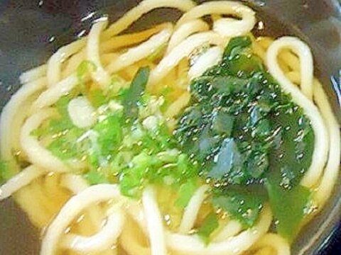 簡単　ぶっかけうどん